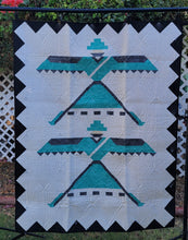 Load image into Gallery viewer, New Homemade "Feathered Dancer" Quilt, 48"x 61", Native American Theme