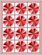 Load image into Gallery viewer, MERRILY WE ROLL ALONG QUILT PATTERN