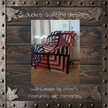 Load image into Gallery viewer, DOUBLE HOUR GLASS QUILT PATTERN