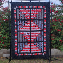 Load image into Gallery viewer, DOUBLE HOUR GLASS QUILT PATTERN