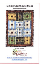 Load image into Gallery viewer, Simple Courthouse Steps Quilt Pattern