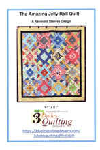 Load image into Gallery viewer, The Amazing Jelly Roll Quilt Pattern