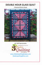 Load image into Gallery viewer, DOUBLE HOUR GLASS QUILT PATTERN