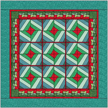Load image into Gallery viewer, NINE STARS QUILT PATTERN