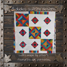 Load image into Gallery viewer, Modern Striped Squares Quilt Pattern
