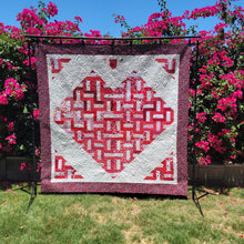 Load image into Gallery viewer, JELLY ROLL HEART QUILT