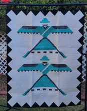 Load image into Gallery viewer, New Homemade &quot;Feathered Dancer&quot; Quilt, 48&quot;x 61&quot;, Native American Theme