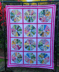 MERRILY WE ROLL ALONG QUILT PATTERN