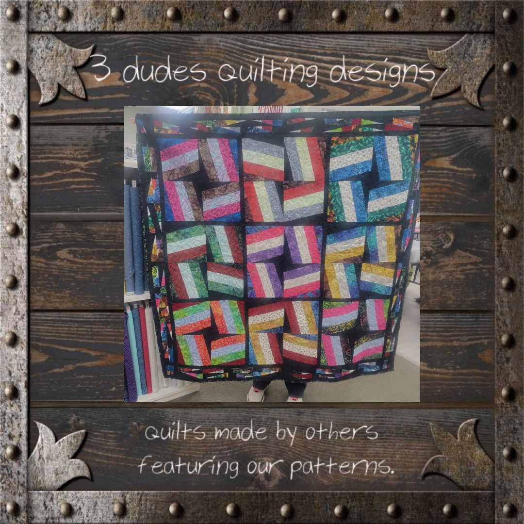 Pattern 9 Stars NINE STARS QUILT PATTERN – 3 Dudes Quilting Designs