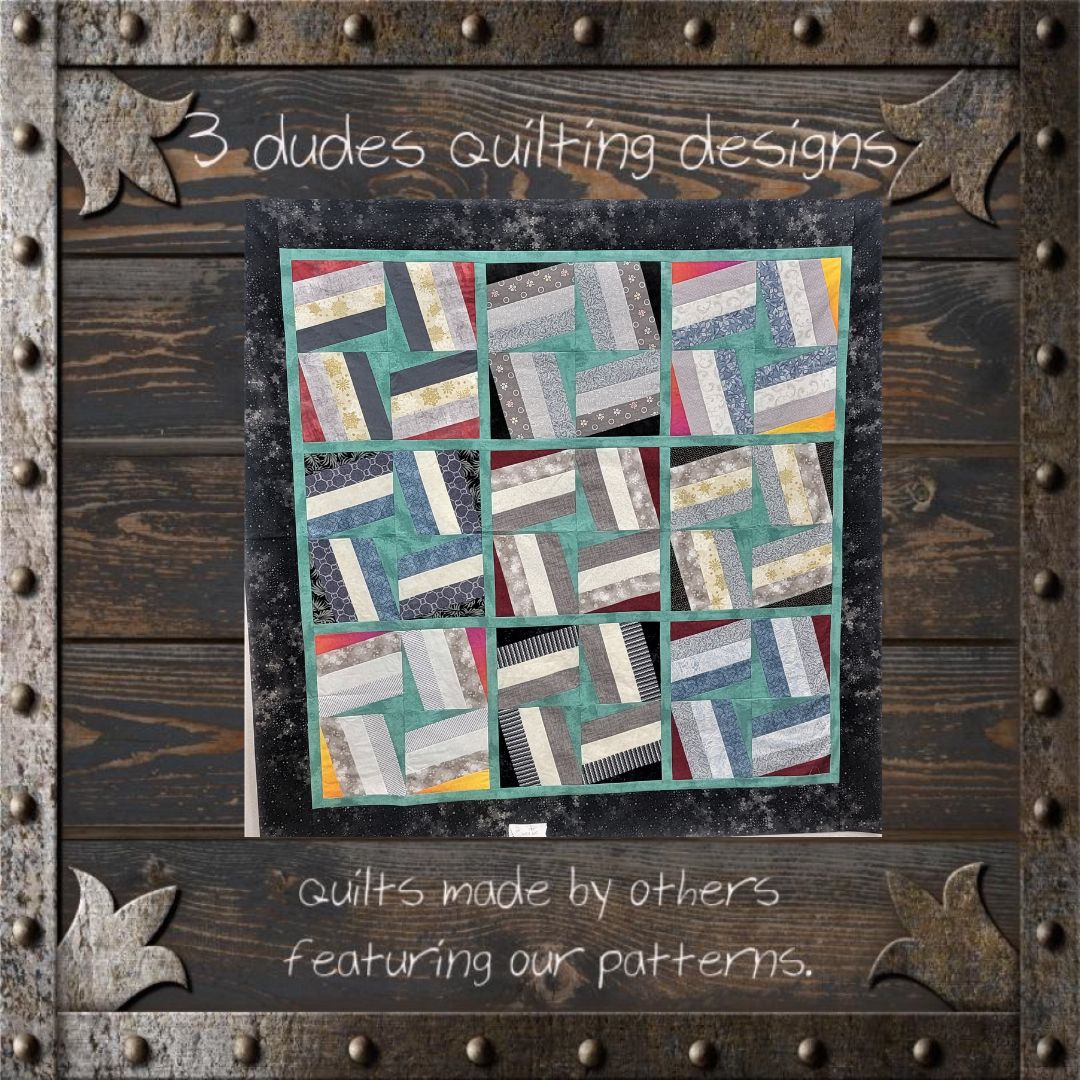 9 Star Pattern NINE STARS QUILT PATTERN – 3 Dudes Quilting Designs
