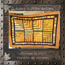 Load image into Gallery viewer, DOUBLE HOUR GLASS QUILT PATTERN