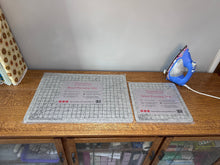 Load image into Gallery viewer, 13 1/2" Square New Zealand Wool Pressing Mat - Grid Printed