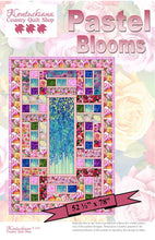 Load image into Gallery viewer, Pastel Blooms Quilt Kit by Lisa McCabe 52 1/2 x 78 (Fabric for top + binding)