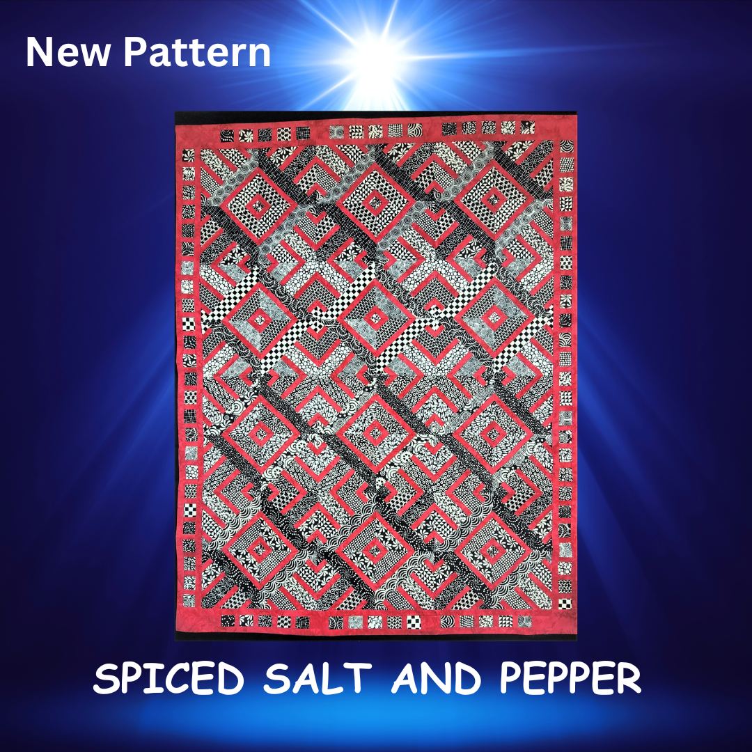 SPICED SALT AND PEPPER QUILT PATTERN – 3 Dudes Quilting Designs
