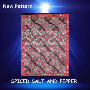 SPICED SALT AND PEPPER QUILT PATTERN