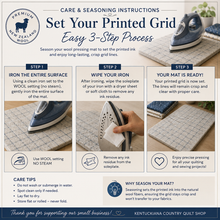 Load image into Gallery viewer, 22 x 60 Wool Pressing Mat with Grid