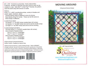 MOVING AROUND QUILT PATTERN