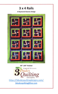 3 x 4 Rails Quilt Pattern