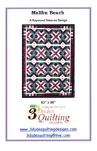 Load image into Gallery viewer, Malibu Beach Five Color Variation Quilt Pattern
