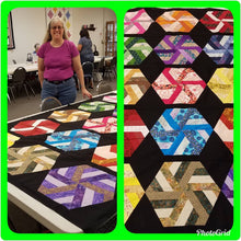 Load image into Gallery viewer, Six Patch Hexagons Quilt Pattern